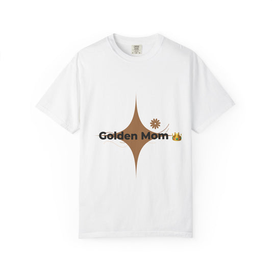 Golden Mom- Half sleeve Round neck T-shirt